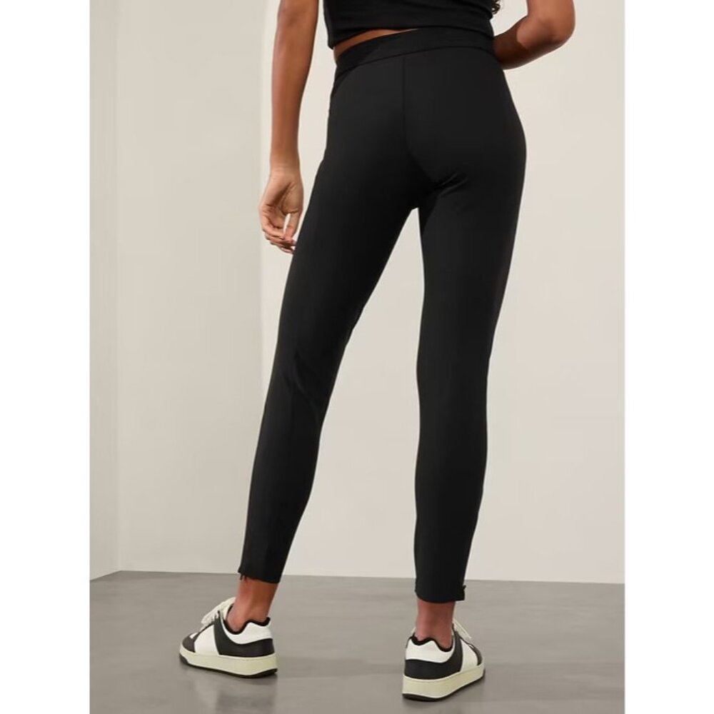 Athleta Size 6 Stellar Mid Rise Slim Pant Black - Picture 2 of 7